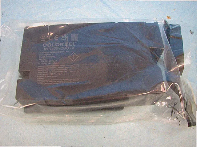 Coloreel Ink-75/200-K - BLACK - 200ml - FREE SHIPPING - NEW