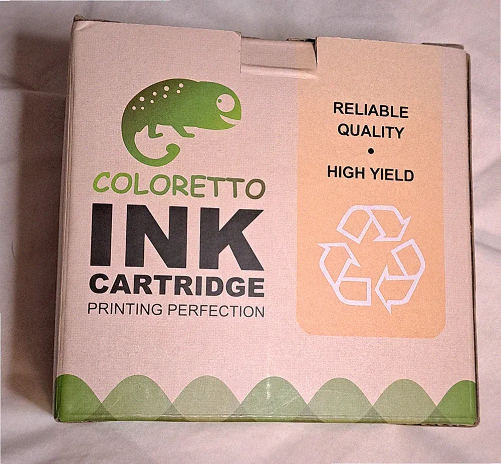 Coloretto Ink Cartridge 5 Pack NEW Sealed In Box hp Compatible
