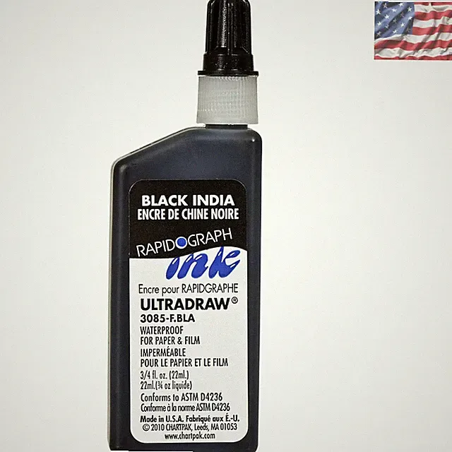Compact Black Pigment Ink, 0.75 Oz - Ultimate Versatile Solution for Artists